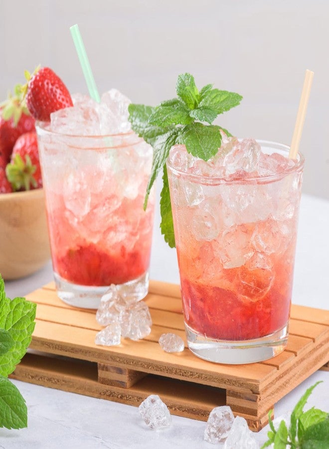 ONEYIM [1000 Pcs] Disposable Plastic Drinking Cocktail Straws - 5 Inch 0.16" Diameter Colorful Cute Short Straws Coffee Stirrers in Bulk for Whiskey, Bar,Cafe, Bachelorette/Birthday Party, Bridal/Baby Shower - Image 4